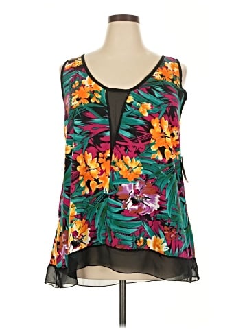 FASHION TO FIGURE Sleeveless Blouse (view 1)