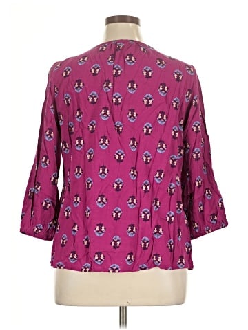 St. John's Bay 3/4 Sleeve Blouse (view 2)