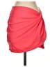 Unbranded Solid Pink Red Casual Skirt Size XS (estimated) - photo 1