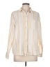 Universal Thread 100% Cotton Stripes Yellow Long Sleeve Button-Down Shirt Size L - photo 1
