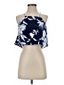 Lulus Blue Sleeveless Blouse Size XS - photo 1