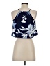 Lulus Blue Sleeveless Blouse Size XS - photo 2