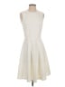 Rebecca Taylor Solid Ivory Cocktail Dress Size 4 - photo 1