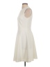 Rebecca Taylor Solid Ivory Cocktail Dress Size 4 - photo 5