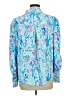 BTFBM 100% Polyester Print Blue Long Sleeve Blouse Size M - photo 2