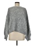 Sanctuary 100% Polyester Metallic Gray Pullover Sweater Size M - photo 1