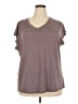 Automet Brown Sleeveless T-Shirt Size XXL - photo 1