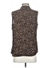 Nordstrom Rack 100% Polyester Animal Print Brown Sleeveless Blouse Size S - photo 2