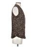 Nordstrom Rack 100% Polyester Animal Print Brown Sleeveless Blouse Size S - photo 4
