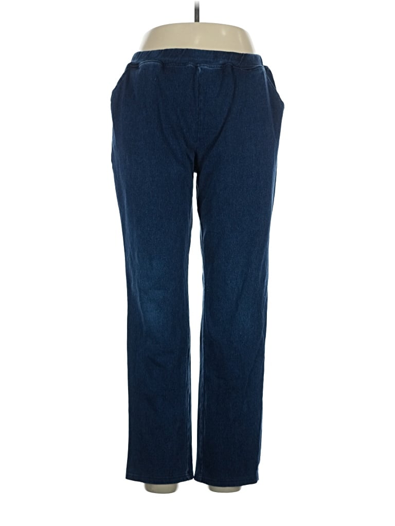 Pre-owned Emily Daniels Casual Pants In Blue