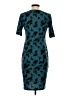Lularoe Graphic Teal Cocktail Dress Size S - photo 2