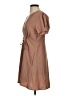 Symphony 100% Polyester Solid Brown Casual Dress Size S - photo 5