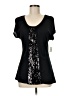 Madison 100% Modal Black Short Sleeve Top Size M - photo 1