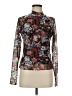 Assorted Brands Floral Brown Long Sleeve Blouse Size M - photo 1