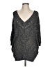 Torrid Metallic Gray Pullover Sweater Size Lg Plus (0) - photo 1