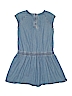 Hanna Andersson 100% Cotton Solid Blue Dress Size 140 (CM) - photo 2