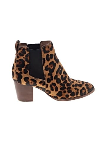Madewell The Regan Boot in Leopard Calf Hair (view 1)