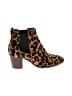 Madewell 100% Leather Animal Print Brown Tan Ankle Boots Size 8 - photo 1