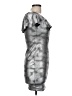 Assorted Brands Metallic Silver Cocktail Dress Size 10 - photo 4