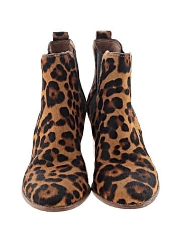 Madewell The Regan Boot in Leopard Calf Hair (view 2)