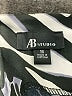 AB Studio Graphic Black Cocktail Dress Size 16 - photo 7