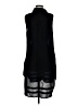 Dylan 100% Cotton Solid Black Casual Dress Size M - photo 2
