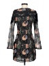 Blaque Label Paisley Black Cocktail Dress Size S - photo 2