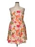 DB Studio 100% Polyester Floral Pink Cocktail Dress Size 16 - photo 1
