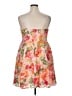 DB Studio 100% Polyester Floral Pink Cocktail Dress Size 16 - photo 2