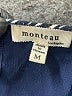 Monteau 100% Polyester Blue Sleeveless Blouse Size M - photo 7