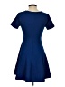 Forever 21 Solid Blue Casual Dress Size S - photo 2