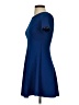 Forever 21 Solid Blue Casual Dress Size S - photo 5