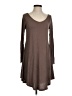 dearcase Solid Brown Casual Dress Size S - photo 1