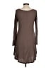 dearcase Solid Brown Casual Dress Size S - photo 2