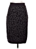 St. John Animal Print Black Formal Skirt Size S - photo 2