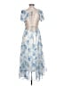 Olia 100% Polyester Blue Cocktail Dress Size L - photo 2