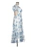 Olia 100% Polyester Blue Cocktail Dress Size L - photo 4