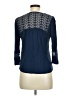 Jolt 100% Rayon Blue 3/4 Sleeve Blouse Size M - photo 2