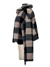 Shein Plaid Gray Faux Fur Jacket Size 4 - photo 5
