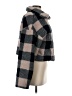 Shein Plaid Gray Faux Fur Jacket Size 4 - photo 4