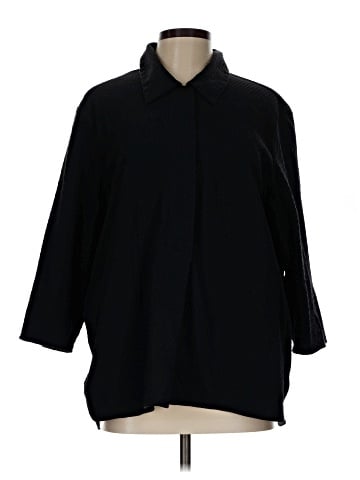 Marla Wynne 3/4 Sleeve Button-Down Shirt (view 1)