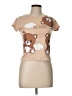 Lily Bleu Brown Short Sleeve T-Shirt Size L - photo 1