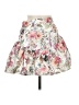 Mulla 100% Polyester Floral Ivory Casual Skirt Size M - photo 1