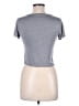 Forever 21 Gray Short Sleeve Top Size L - photo 2