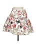 Mulla 100% Polyester Floral Ivory Casual Skirt Size M - photo 2