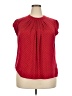 Elle Polka Dots Red Short Sleeve Blouse Size XXL - photo 1