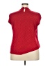 Elle Polka Dots Red Short Sleeve Blouse Size XXL - photo 2