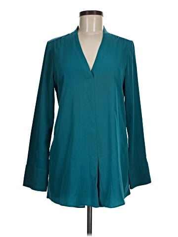 White House Black Market Long Sleeve Blouse (view 1)