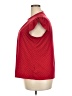 Elle Polka Dots Red Short Sleeve Blouse Size XXL - photo 5