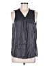 Go By Go Silk Black Gray Blouse Size L - photo 1